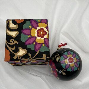 Vera Bradley Vintage Retired "Suzani" Ornament 2011 NIB